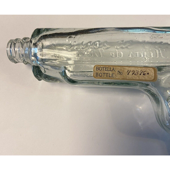 Hijos de Villa Tequila Empty 9mm Gun Glock Shaped Bottle Limited Numbered #49396 - Picture 5 of 11